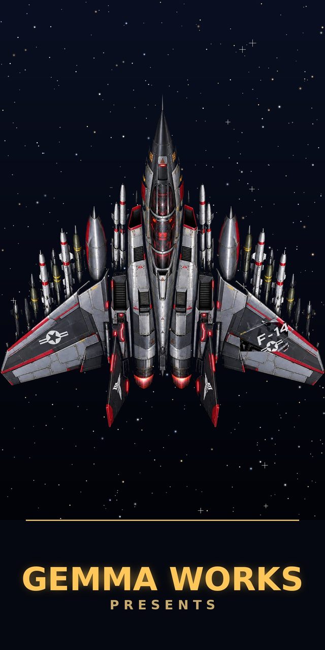 Splash art Battle of Sky Heaven — jet tempur F-14