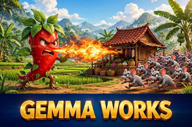 Splash art SerbuanTikus — tower defense