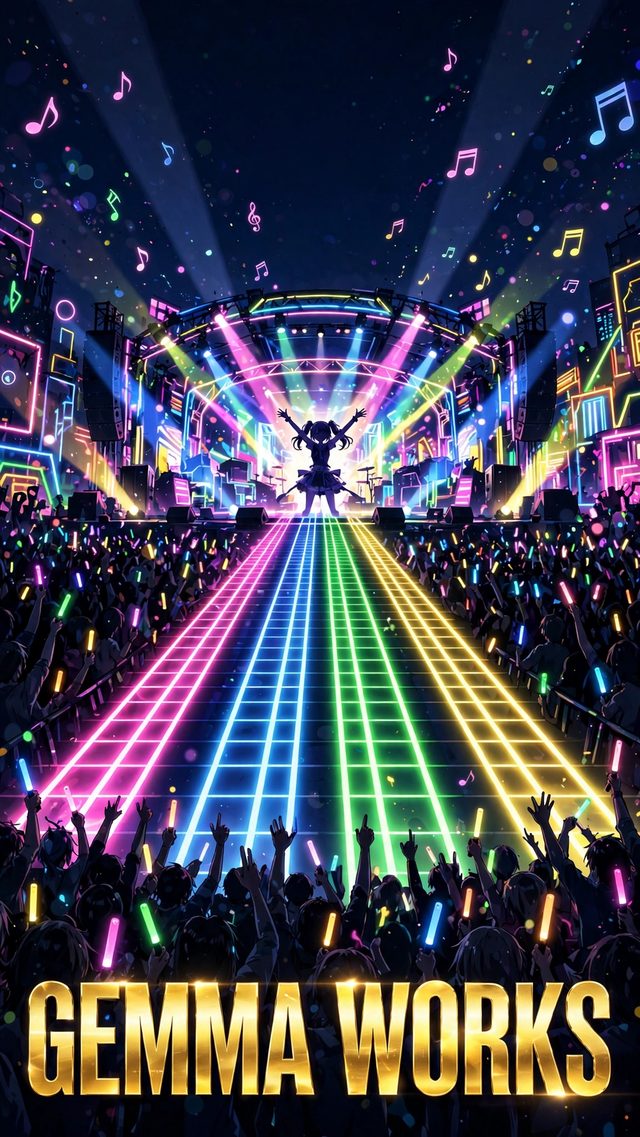 Splash art StarStage — game rhythm